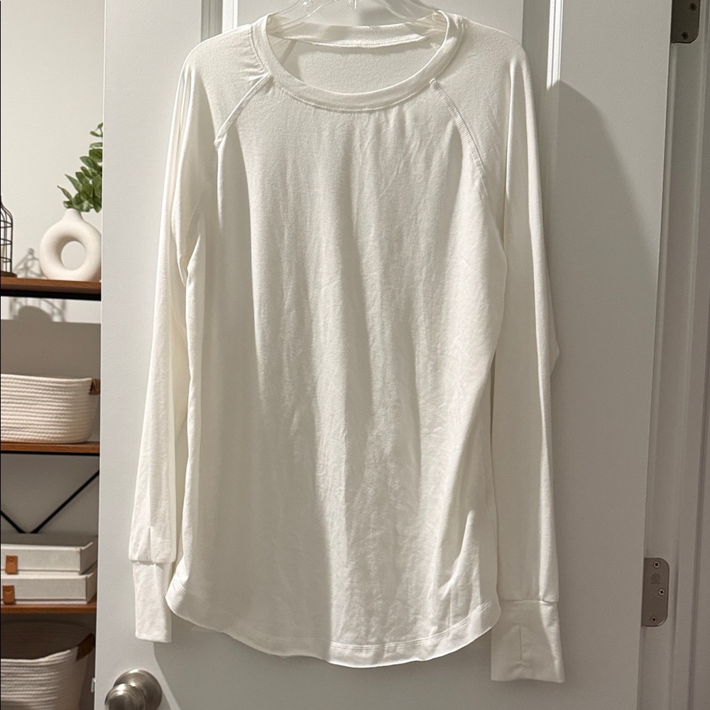 Elegant White Long Sleeve Tee